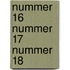 Nummer 16 nummer 17 nummer 18