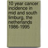 10 year cancer incidence in Mid and South Limburg, the Netherlands 1986-1995 door L.J. Schouten