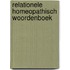 Relationele homeopathisch woordenboek