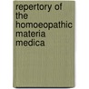 Repertory of the Homoeopathic Materia Medica by J.T. Kent