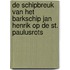 De schipbreuk van het barkschip Jan Henrik op de St. Paulusrots