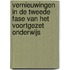 Vernieuwingen in de tweede fase van het voortgezet onderwijs
