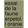 Essai de la faune erpetol. l oranie door Doumergue