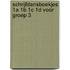 Schrijfdansboekjes 1A 1B 1C 1D voor groep 3