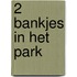 2 bankjes in het park