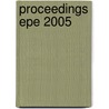 Proceedings epe 2005 door Onbekend
