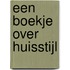 Een boekje over huisstijl