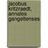 Jacobus Kritzraedt, Annales Gangeltenses