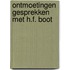 Ontmoetingen gesprekken met h.f. boot