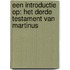 Een introductie op: het derde testament van Martinus