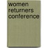 Women returners conference