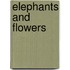 Elephants and flowers