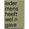 Ieder mens heeft wel n gave door Kettery