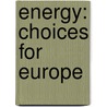 Energy: choices for Europe door L. Röller