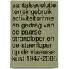Aantalsevolutie terreingebruik activiteitsritme en gedrag van de Paarse Strandloper en de Steenloper op de Vlaamse kust 1947-2005 by M. Becuwe