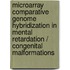 Microarray comparative genome hybridization in mental retardation / congenital malformations