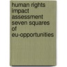 Human rights impact assessment seven squares of EU-opportunities door M. Radstaake
