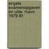 Engels examenopgaven en uitw. mavo 1979-81