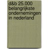 D&B 25.000 belangrijkste ondernemingen in Nederland by R.Th.J. Vlies