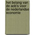 Het belang van de AOB's voor de Nederlandse economie