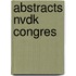 Abstracts NVDK congres