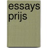 Essays prijs by Unknown