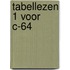 Tabellezen 1 voor c-64