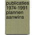 Publicaties 1974-1991 plannen aanwins