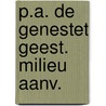 P.a. de genestet geest. milieu aanv. door Verkroost