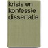 Krisis en konfessie dissertatie