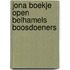Jona boekje open belhamels boosdoeners