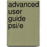 Advanced user guide psi/e door Bosch