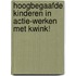 Hoogbegaafde kinderen in Actie-Werken met KWINK!