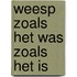 Weesp zoals het was zoals het is