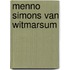 Menno Simons van Witmarsum