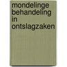 Mondelinge behandeling in ontslagzaken door Vinke