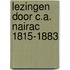 Lezingen door c.a. nairac 1815-1883