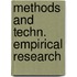 Methods and techn. empirical research