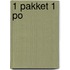 1 pakket 1 PO