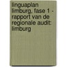 Linguaplan Limburg, Fase 1 - Rapport van de regionale audit: Limburg door W. Clijsters