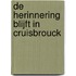 De herinnering blijft in Cruisbrouck