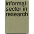 Informal sector in research
