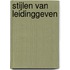 Stijlen van leidinggeven