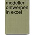Modellen ontwerpen in Excel