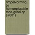 Rimpelvorming bij homoepitaxiale MBE-groei op Si(001)