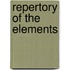 Repertory of the elements