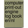 Computer print-out engine log book en/nl door Datema