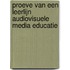 Proeve van een leerlijn audiovisuele media educatie