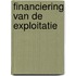 Financiering van de exploitatie