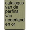 Catalogus van de perfins van Nederland en OR door J.L. Verhoeven